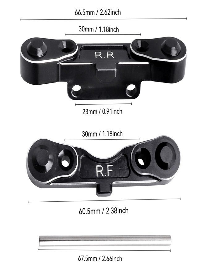 AllinRC Aluminum Rear Lower Suspension Mount Set for 1/8 Arrma Kraton Talion 6S 1/7 Infraction Mojave Upgrades - Image 5